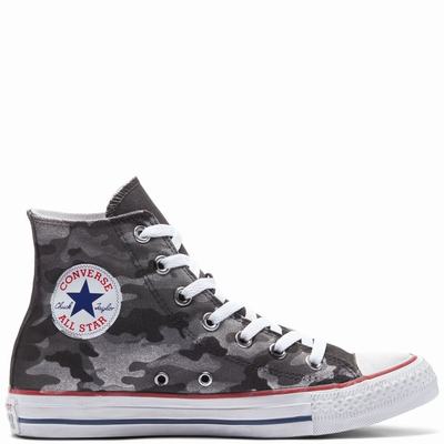 Converse Camo Chuck Taylor All Star - Naisten Matalavartiset Tennarit - Harmaat Camo